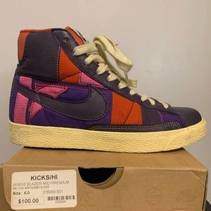 Women’s Nike blazer size 6 multi colour- $60
